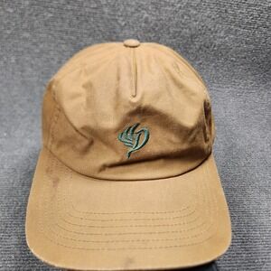 Duck Camp Co Hat Mens Tan Brown Waxed Cotton Canvas Snapback Hunting Fishing cap
